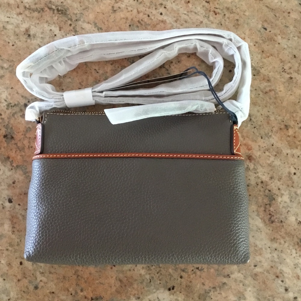 NEW Dooney & Bourke Pebble Grain Elephant Rosie Crossbody Leather Bag - Picture 6 of 15